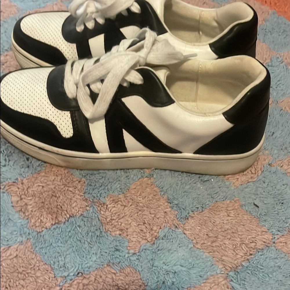 Black and White Sneakers